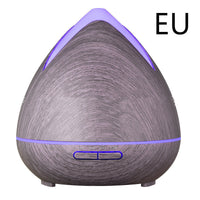HKM-867475 Wood Grain Ultrasonic Air Humidifier with Colorful Night Light and Timer Function