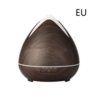 HKM-867475 Wood Grain Ultrasonic Air Humidifier with Colorful Night Light and Timer Function