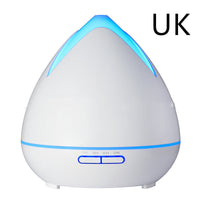 HKM-867475 Wood Grain Ultrasonic Air Humidifier with Colorful Night Light and Timer Function