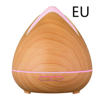 HKM-867475 Wood Grain Ultrasonic Air Humidifier with Colorful Night Light and Timer Function