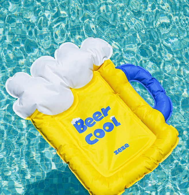 HKM-734035 Cooling Ice Pad for Dogs - Yellow & Blue PVC Pet Sleeping Mat