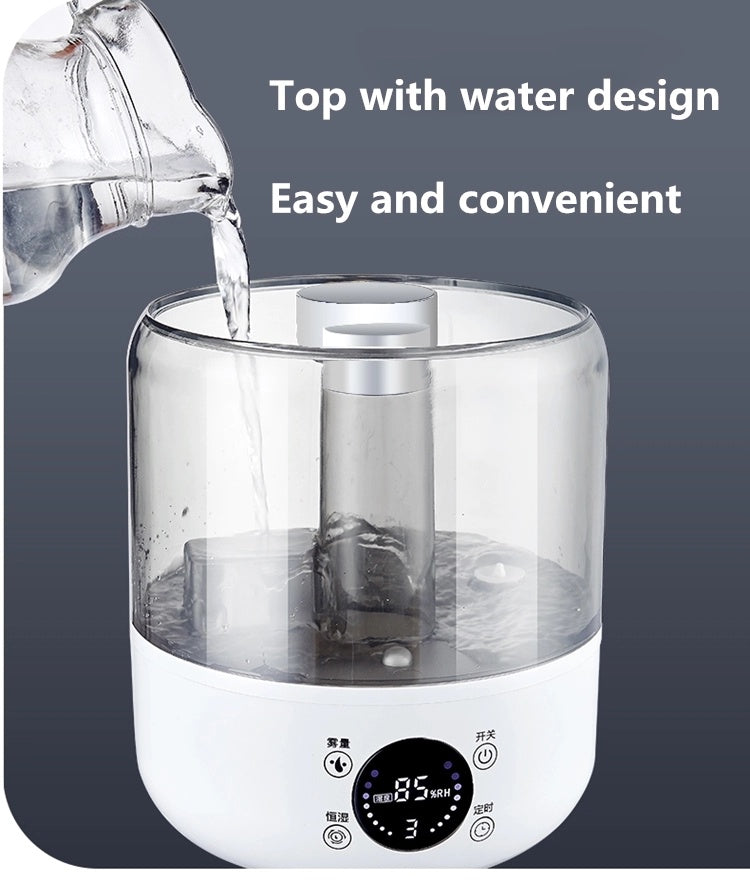 HKM-550035 Large-Capacity Aroma Diffuser with Remote Control – 2.5L Humidifier, 300ml/h Output, Low Noise