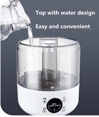HKM-550035 Large-Capacity Aroma Diffuser with Remote Control – 2.5L Humidifier, 300ml/h Output, Low Noise