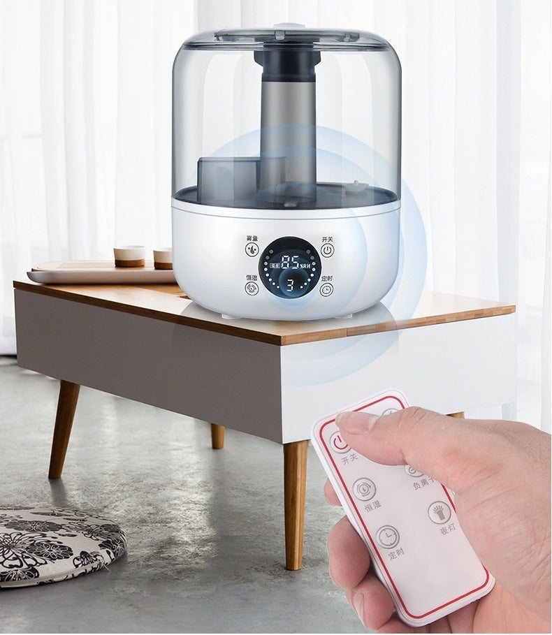 HKM-550035 Large-Capacity Aroma Diffuser with Remote Control – 2.5L Humidifier, 300ml/h Output, Low Noise