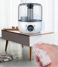 HKM-550035 Large-Capacity Aroma Diffuser with Remote Control – 2.5L Humidifier, 300ml/h Output, Low Noise