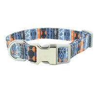 HKM-650259 Comfortable Polyester Flower Pattern Cat Collar with Adjustable Sizing Options