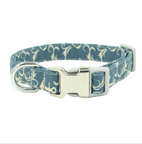 HKM-650259 Comfortable Polyester Flower Pattern Cat Collar with Adjustable Sizing Options