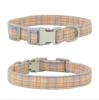 HKM-650259 Comfortable Polyester Flower Pattern Cat Collar with Adjustable Sizing Options