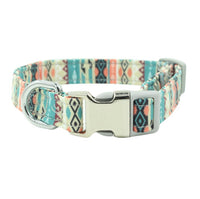 HKM-650259 Comfortable Polyester Flower Pattern Cat Collar with Adjustable Sizing Options