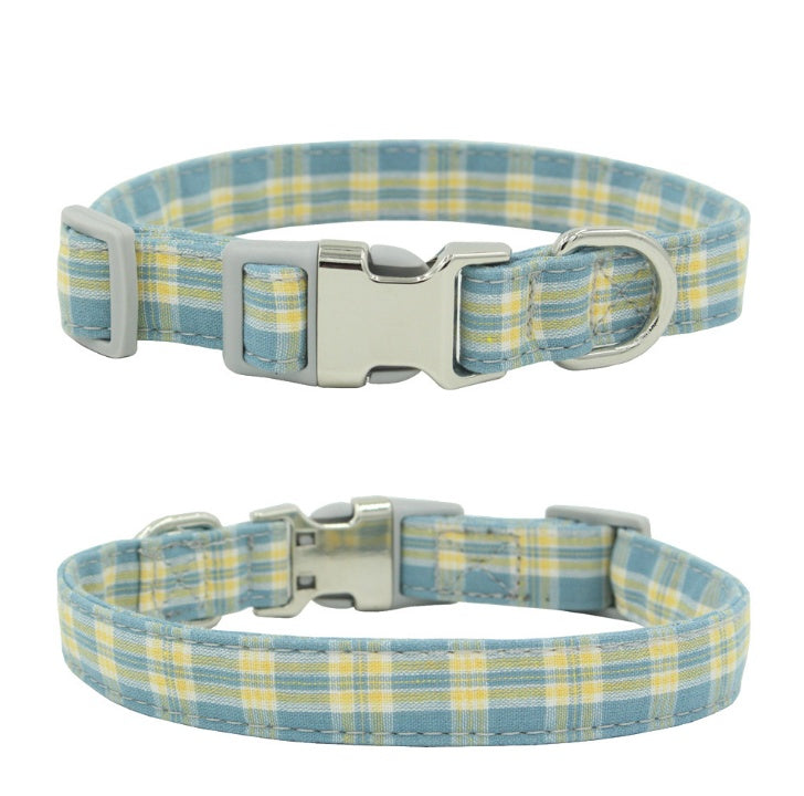 HKM-650259 Comfortable Polyester Flower Pattern Cat Collar with Adjustable Sizing Options
