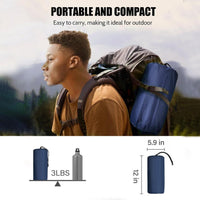 HKM-893779 Double Self-Inflating Camping Mattress - Convenient and Comfortable Outdoor Sleep Solution