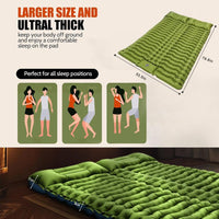 HKM-893779 Double Self-Inflating Camping Mattress - Convenient and Comfortable Outdoor Sleep Solution