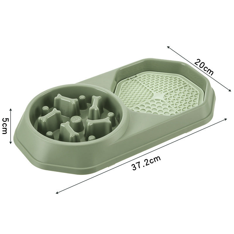 HKM-775379 Interactive Slow Feeder Dog Bowl for Healthy Eating and Weight Management, Non-Slip Design, Easy to Clean