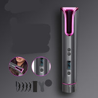 HKM-529491 Smart Wireless LCD Automatic Curling Iron with Tourmaline Ceramic Technology for Effortless Curls