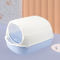 HKM-625747 Splash-proof Enclosed Cat Toilet - Foldable and Detachable Design in Multiple Colors
