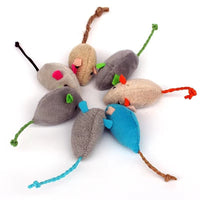 HKM-627027 Interactive Plush Cat Toy - Simulation Little Mouse for Fun and Scratch Resistance, Various Colors Available