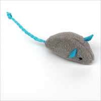 HKM-627027 Interactive Plush Cat Toy - Simulation Little Mouse for Fun and Scratch Resistance, Various Colors Available