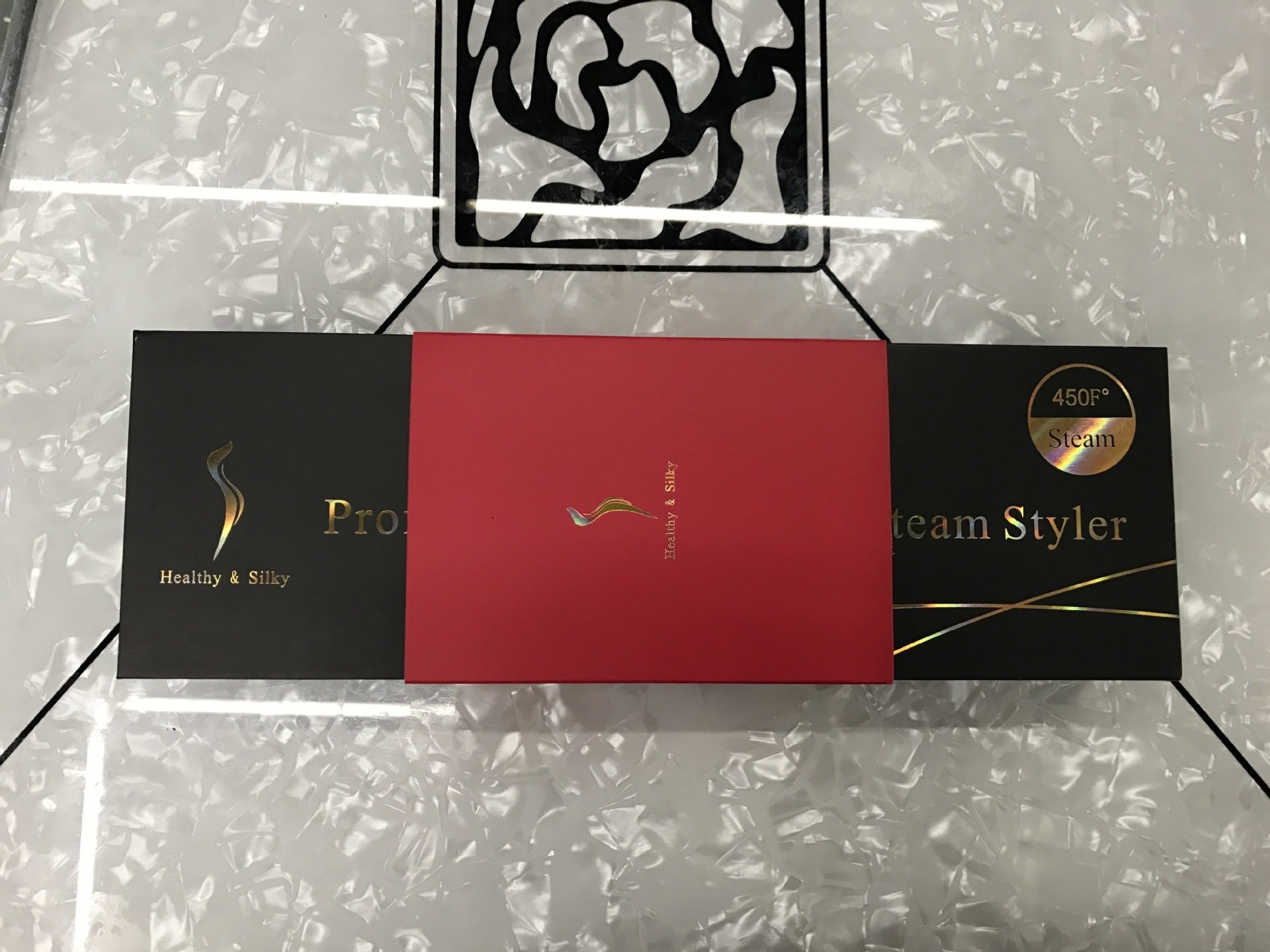 KTX-519123 Steam Hair Straightener with Adjustable Temperature Modes and LED Display