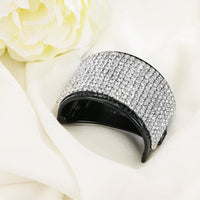 HKM-688659 Diamond Rhinestone Geometric Ponytail Clip for Stylish Hair Accessories