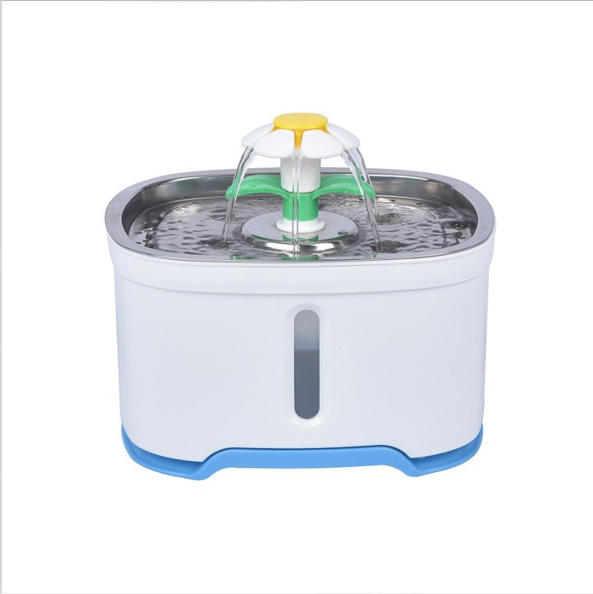 HKM-342291 Pet Electric Circular Water Dispenser 2.5L with USB LED Indicators for Clear Water Monitoring