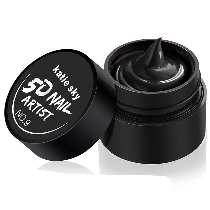 HKM-845651 5D Three-Dimensional Phototherapy Nail Glue – Liquid Resin in 14 Colors, 4g
