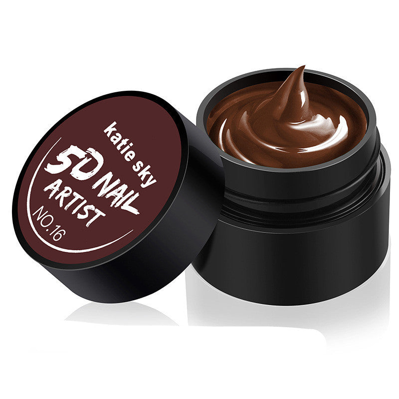 HKM-845651 5D Three-Dimensional Phototherapy Nail Glue – Liquid Resin in 14 Colors, 4g