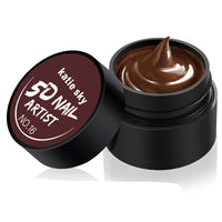 HKM-845651 5D Three-Dimensional Phototherapy Nail Glue – Liquid Resin in 14 Colors, 4g