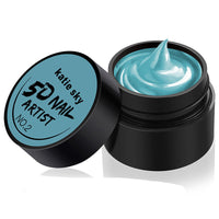 HKM-845651 5D Three-Dimensional Phototherapy Nail Glue – Liquid Resin in 14 Colors, 4g