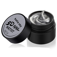 HKM-845651 5D Three-Dimensional Phototherapy Nail Glue – Liquid Resin in 14 Colors, 4g