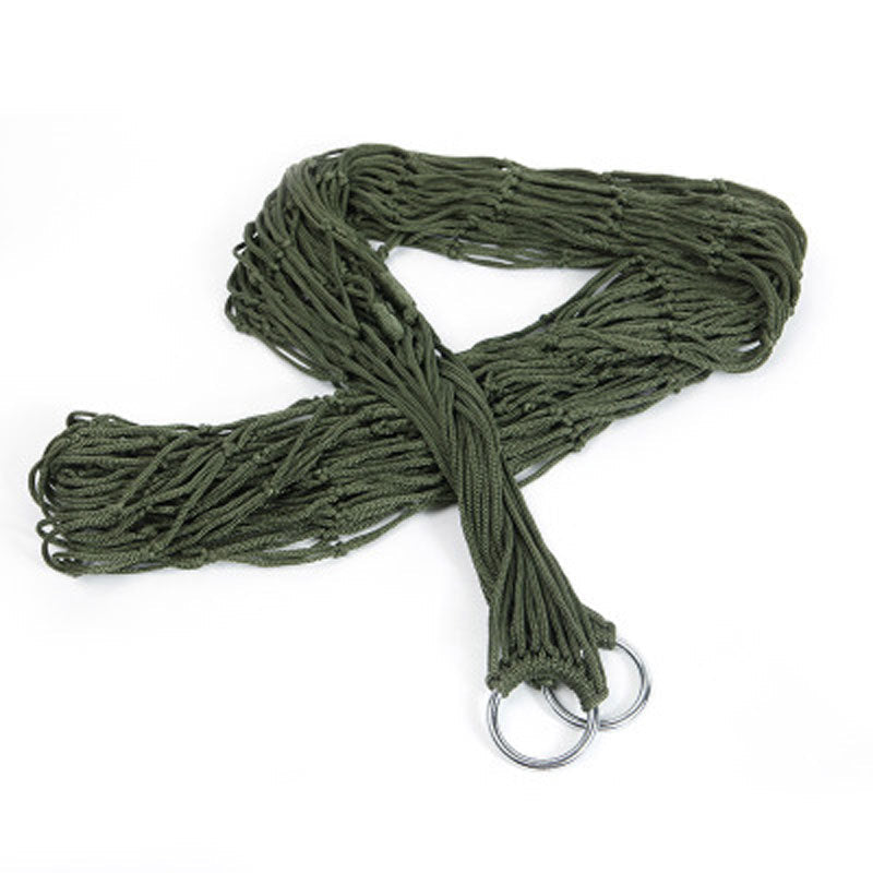 HKM-502867 Rope Mesh Hammock Swing for Indoor and Outdoor Relaxation