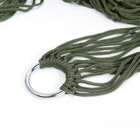 HKM-502867 Rope Mesh Hammock Swing for Indoor and Outdoor Relaxation