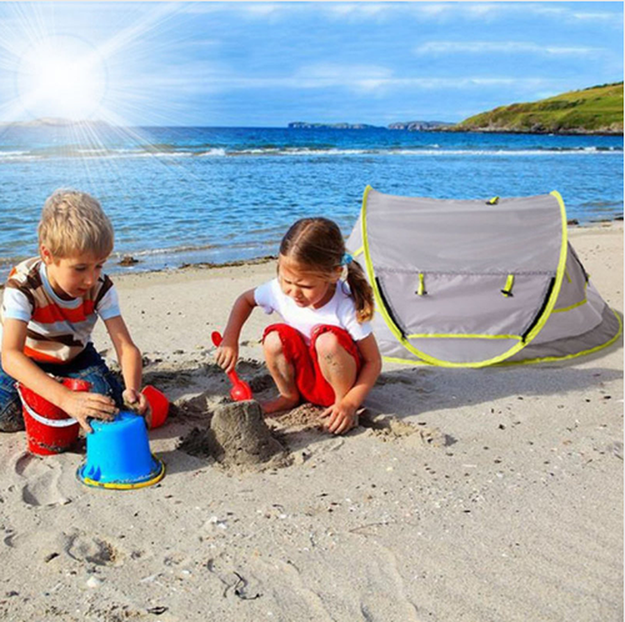 KTX-676755 Children's Portable Beach Tent for Sun Protection and Playtime Activities