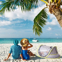 HKM-676755 Children's Portable Beach Tent for Sun Protection and Playtime Activities