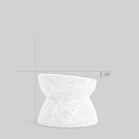 HKM-275603 Ergonomic Cat Bowl for Spinal Health - Durable Plastic in Dark Gray and White