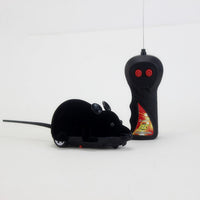 HKM-657491 Remote-Controlled Electric Mouse Toy for Cats - Flocking and ABS Plastic, Available in Black, Brown, and Gray