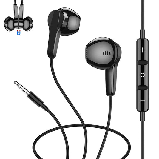 KTX-944467 Wired 3.5mm In-Ear Headphones with Microphone for Smartphones