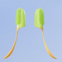 HKM-605331 Finger Toothbrush for Dogs and Cats - Soft Silicone Oral Care Tool for Plaque Removal and Fresh Breath