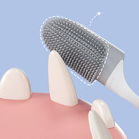 HKM-605331 Finger Toothbrush for Dogs and Cats - Soft Silicone Oral Care Tool for Plaque Removal and Fresh Breath