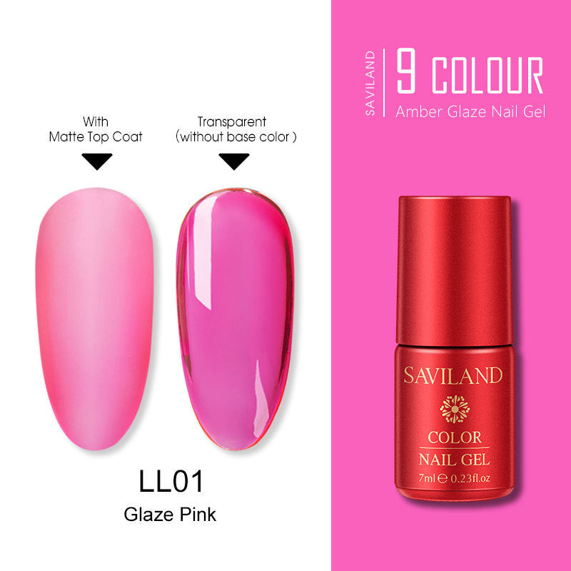 HKM-072723 Transparent Phototherapy Glue with Frosted Bottom Seal - 7ml for All Skin Types, 2-Year Shelf Life