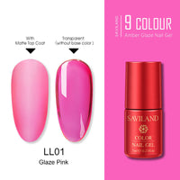 HKM-072723 Transparent Phototherapy Glue with Frosted Bottom Seal - 7ml for All Skin Types, 2-Year Shelf Life