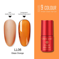 HKM-072723 Transparent Phototherapy Glue with Frosted Bottom Seal - 7ml for All Skin Types, 2-Year Shelf Life