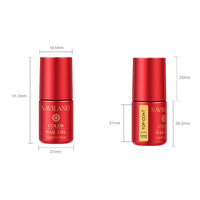 HKM-072723 Transparent Phototherapy Glue with Frosted Bottom Seal - 7ml for All Skin Types, 2-Year Shelf Life