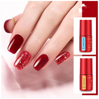 HKM-072723 Transparent Phototherapy Glue with Frosted Bottom Seal - 7ml for All Skin Types, 2-Year Shelf Life