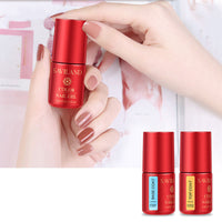HKM-072723 Transparent Phototherapy Glue with Frosted Bottom Seal - 7ml for All Skin Types, 2-Year Shelf Life