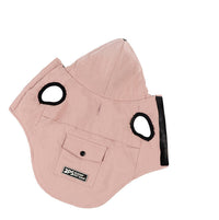 HKM-270739 Pet Cotton Denim Hooded Vest for Autumn and Winter - Sleeveless Design in Multiple Sizes