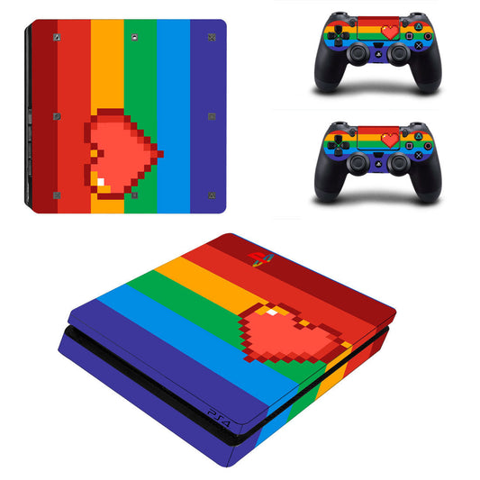 KTX-055443 Premium PS4 Skin with Scratch-Resistant Film, Compatible with PS4, 0.04mm-0.08mm Thickness