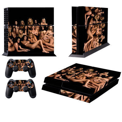 KTX-055443 Premium PS4 Skin with Scratch-Resistant Film, Compatible with PS4, 0.04mm-0.08mm Thickness