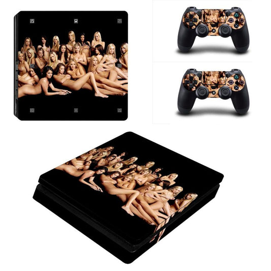 KTX-055443 Premium PS4 Skin with Scratch-Resistant Film, Compatible with PS4, 0.04mm-0.08mm Thickness