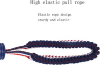 HKM-147027 Durable Dog Ball with Rope for Small to Medium Dogs - Non-Toxic and Tooth-Cleaning Toy