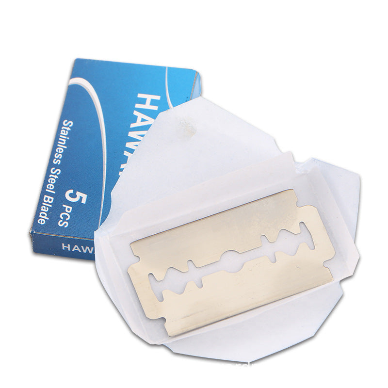 HKM-481171 Double-Sided Stainless Steel Razor Blade with 14N Sharpness and 10S Thickness